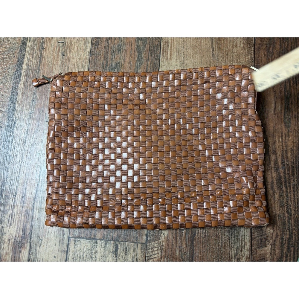The Sak Woven Brown Tan Crossbody/Shoulder Bag Item Needs Strap